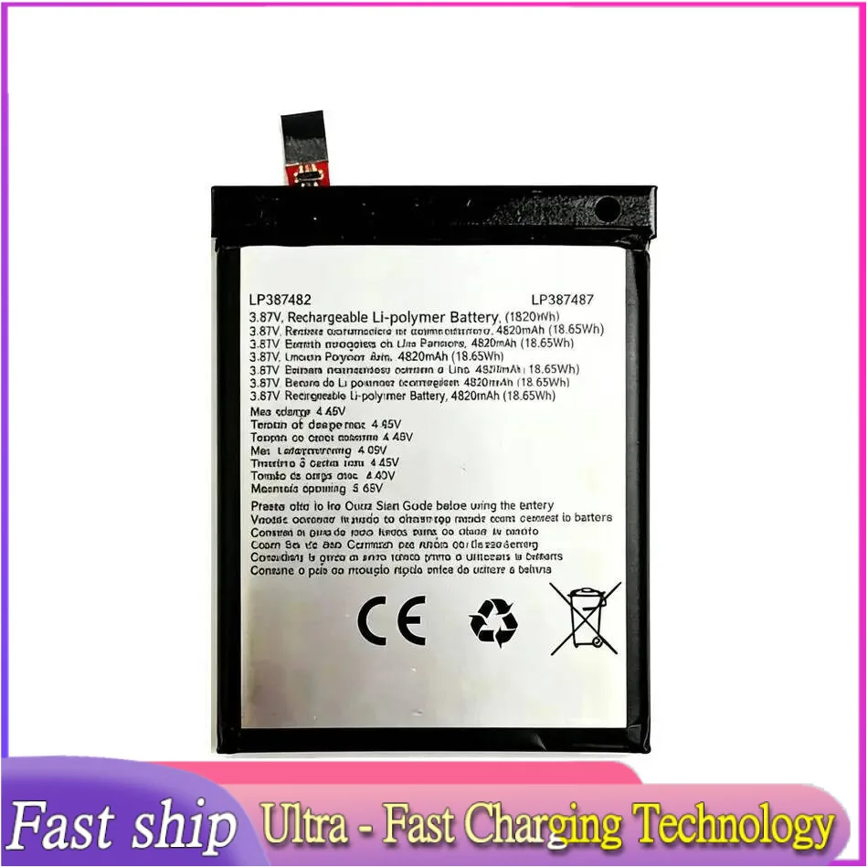 

Stable Long-Lasting Performance 4820Mah Mobile Phone Battery For Crosscal LPN387482