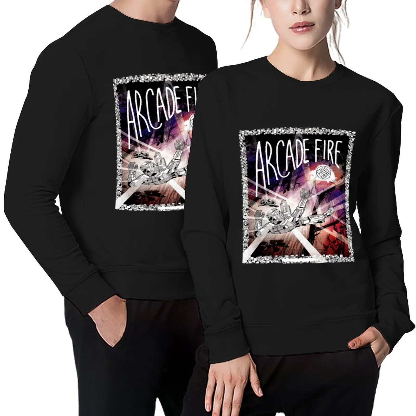 

Arcade Fire The Arcade Fire Pullover mens clothing autumn clothes men's sweat-shirt set mens designer clothes men's sweatshirts