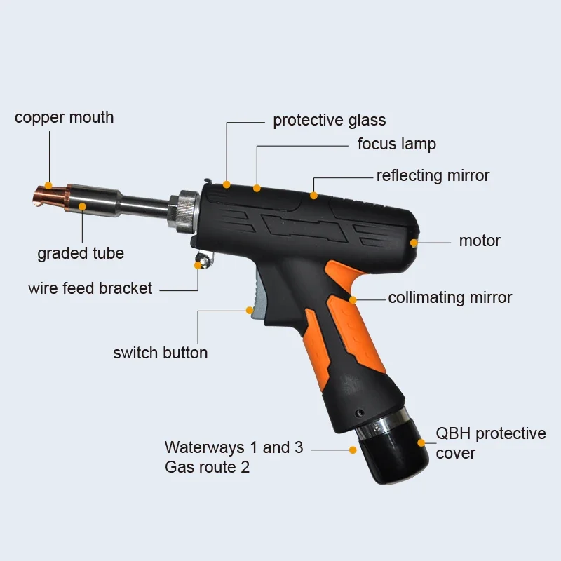 ماكس ليزر تبريد الهواء آلة لحام ليزر محمولة 800 واط/1200 واط/1500 واط/2000 واط سوبر قوية 23T لحام مشترك