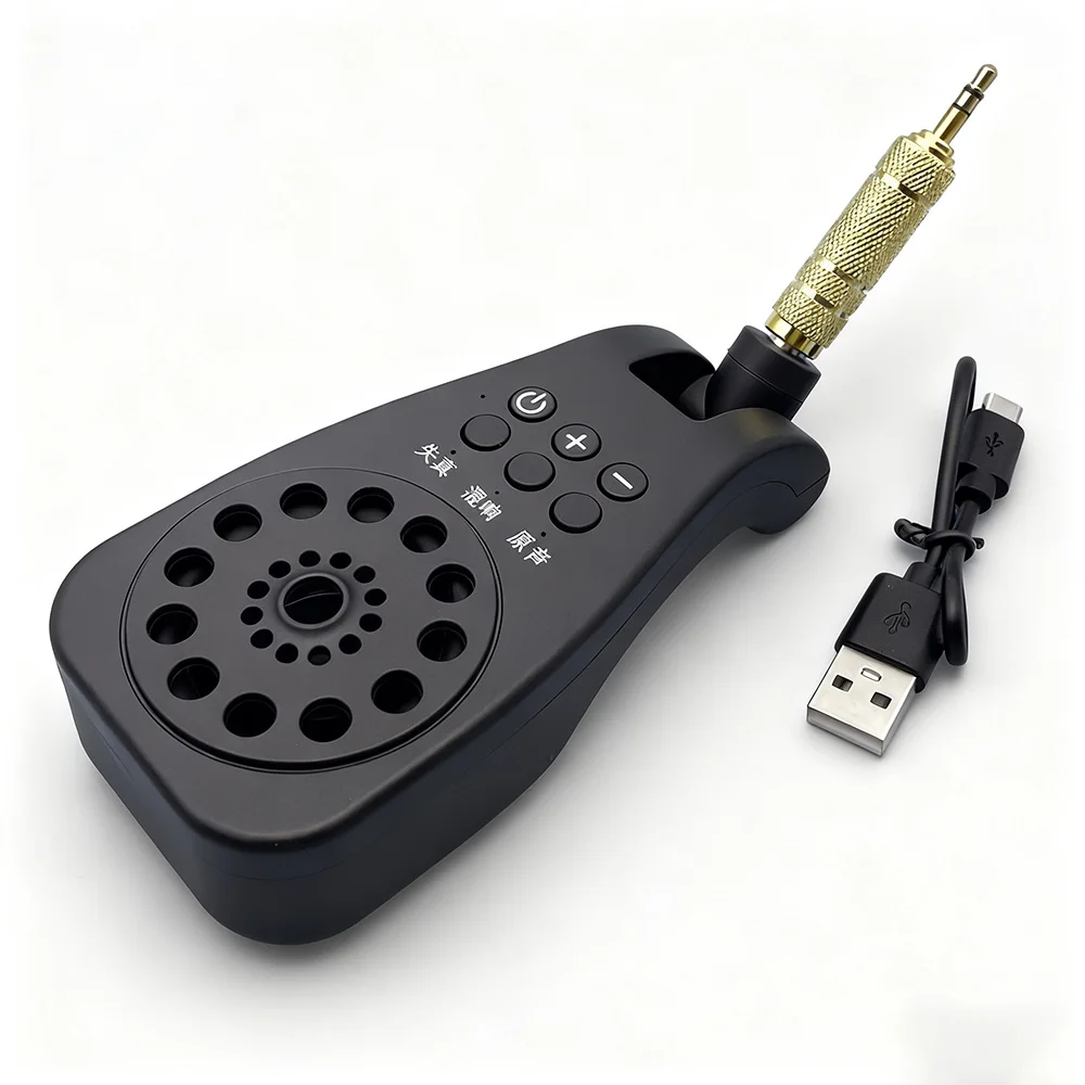 Inline-Mini-Verstärker Gitarre Bluetooth Reverb Soundkarte 6,5 bis 3,5 Stecker für Instrument Handy Computer MP4 verstärken Sound