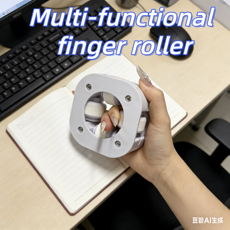 Multifunktionales Büro-Finger-Übungsgerät zum Entspannen der Muskeln, Komplettpaket mit vier Rädern, manuelle Rollenmassage