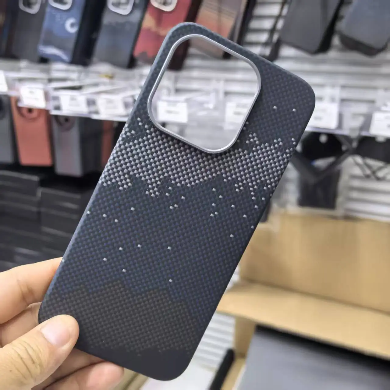 

Чехол Magsafe из углеродного волокна для чехлов OnePlus 15, магнитное металлическое кольцо 600D, ультратонкий чехол из арамидного волокна