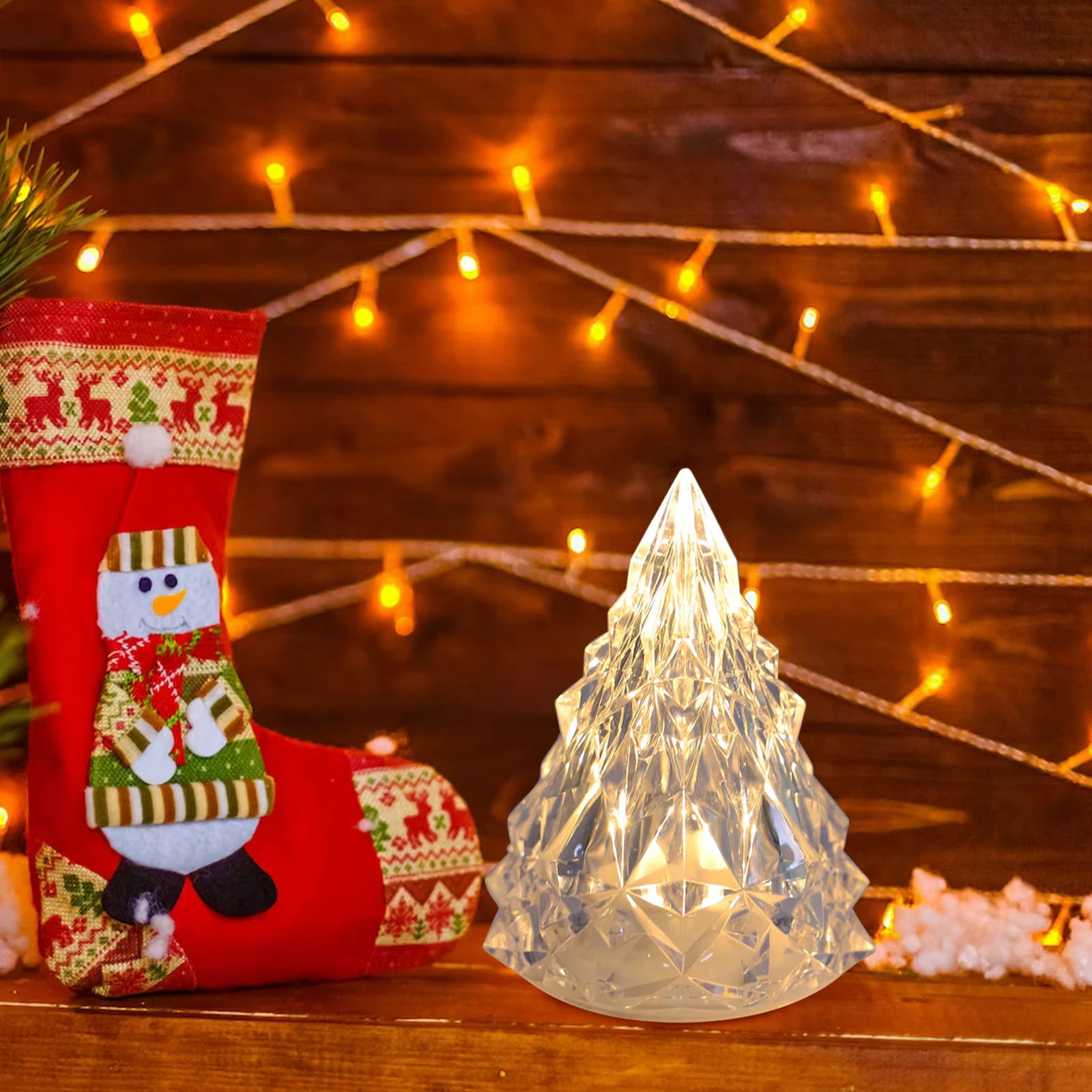 مصباح مكتبي جمالي من الأكريليك بإضاءة ليلية لغرفة النوم وطاولة بجانب السرير ومساحات صغيرة مزخرفة وغرفة فريدة من نوعها في سن المراهقة #1