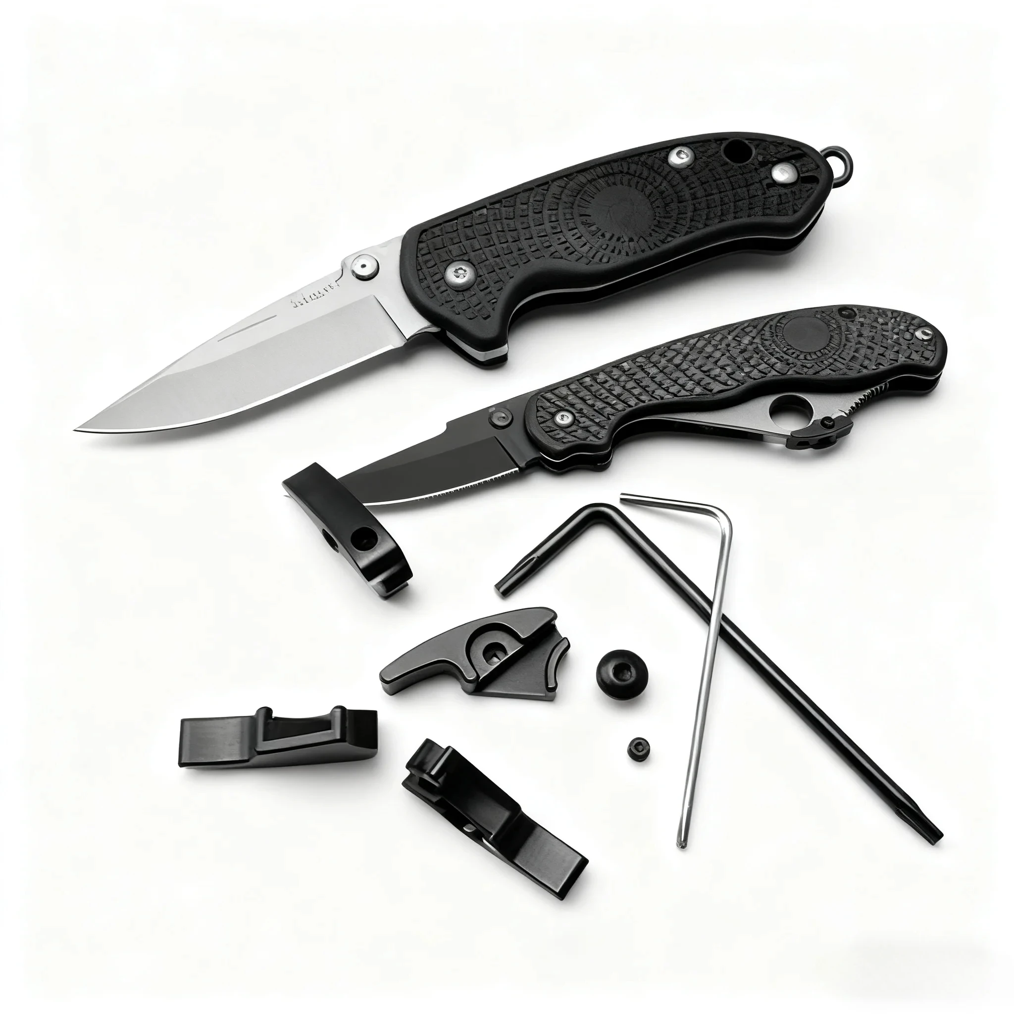 1PCS C81 High Durability Aluminum Screwdriver Tool For Precise Stable Opening Operations Spyderco Paramilitary 2