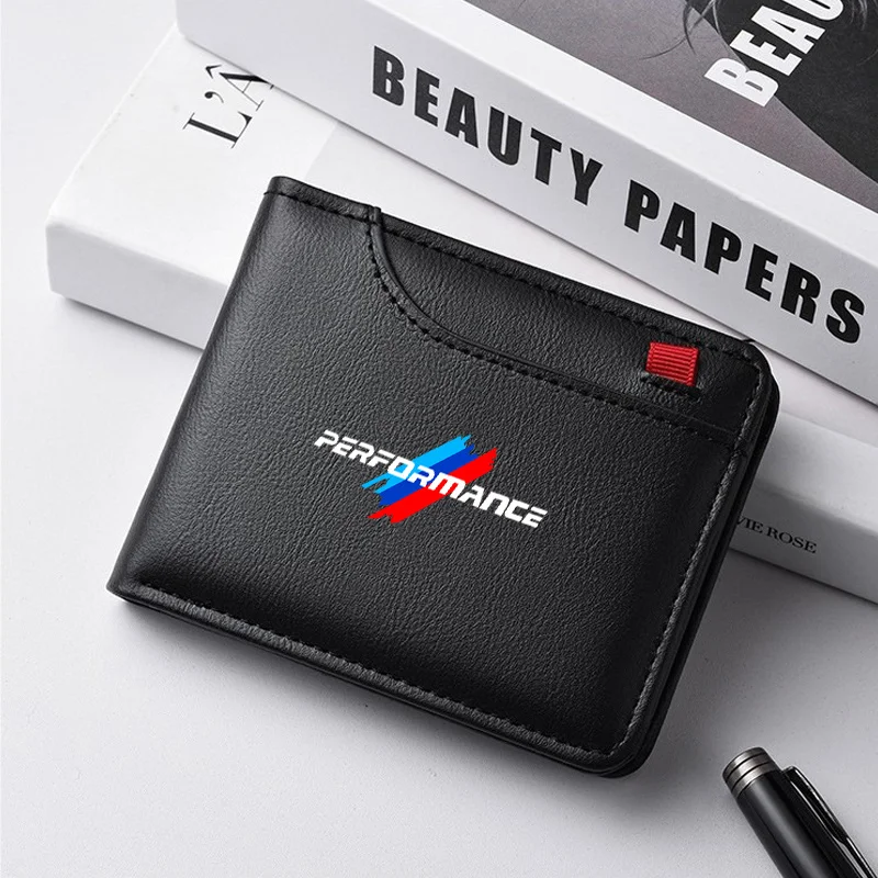 

Car Styling Driver License Credit Card Holder Business Wallet For BMW Performance E46 E39 E60 F10 F20 F30 F15 F16 Auto Accessory