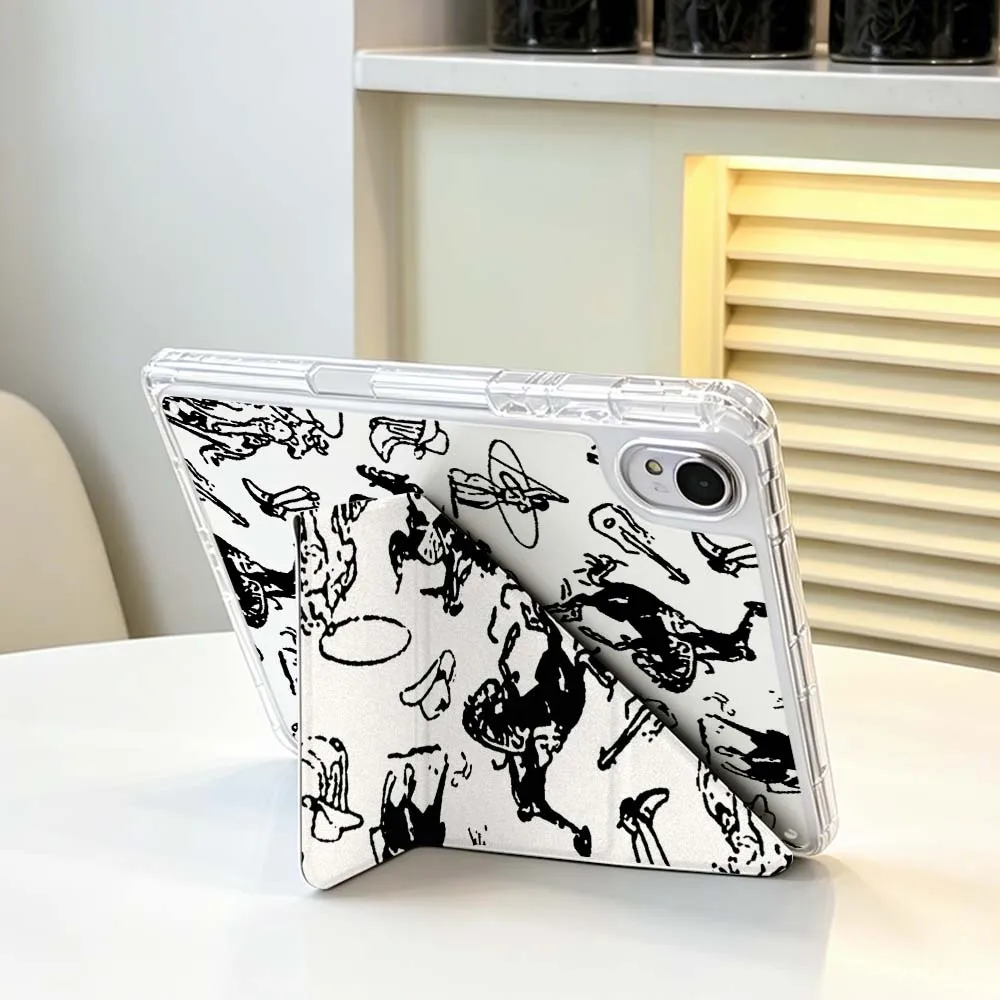 Cowboy Boot Pattern For Huawei Honor Matepad Pad X10 X9 GT Pro V9 9 Air SE 12X 11.5 11 13.2 11.5s inch Foldable Tablet Case