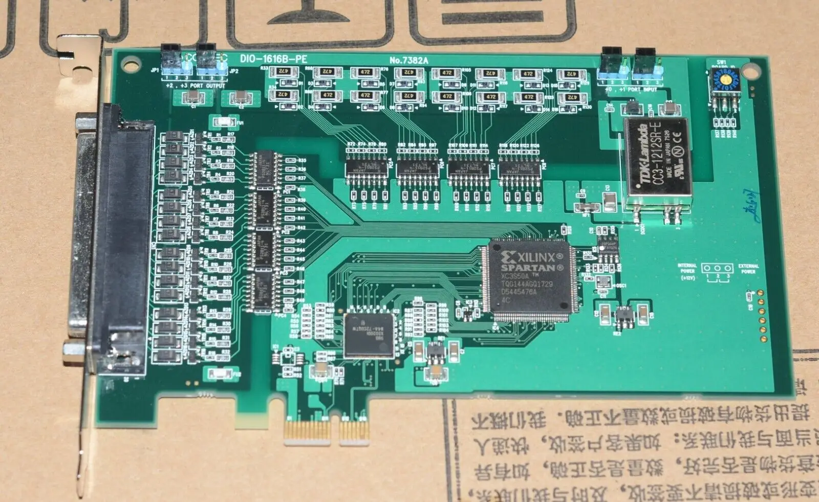 CONTEC DIO-1616B-PE 7382A PCI Express compliant Opto-isolated Digital I/O Board