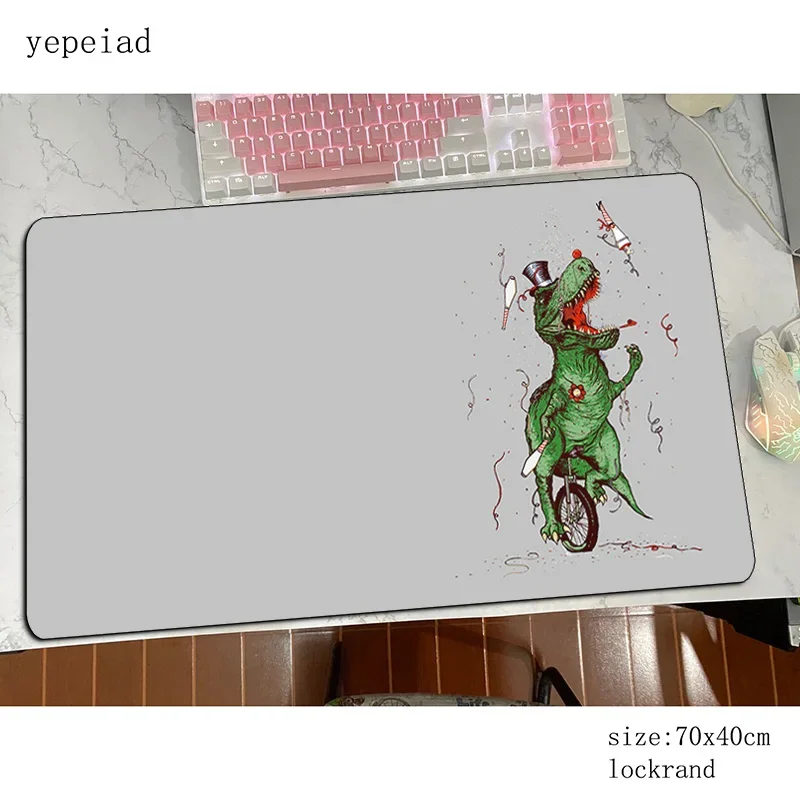 

Коврик для мыши с динозавром, подставка для запястий, игровой коврик для мыши 700x400 мм, аксессуары для ПК, компьютера, геймера, большой коврик, милые защитные коврики для ноутбука, стола