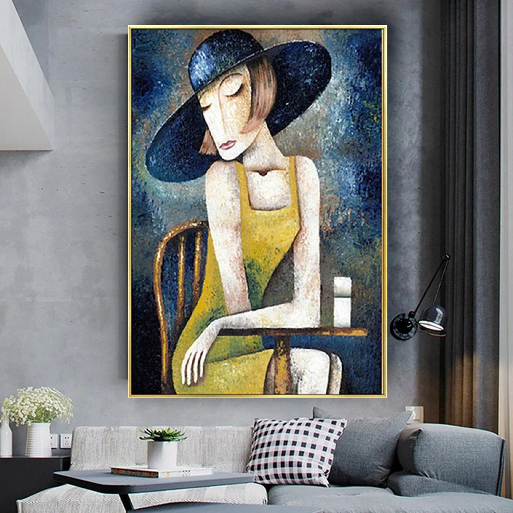 

Modern Canvas Picture Famous Oil Paintings Decor Home Large Hand-Painted Wall Art Poster Abstract Murals For Living Room Porch