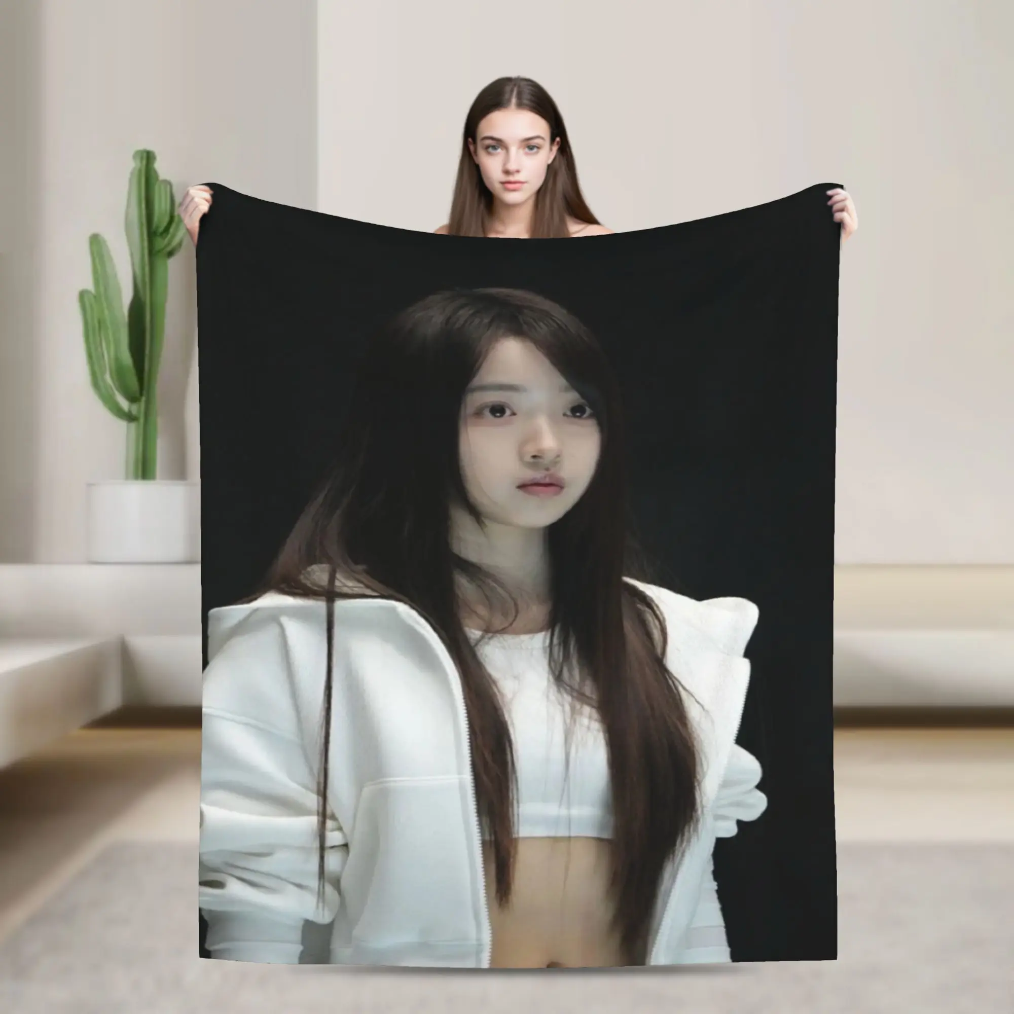 A2O LITE OA Aijing  Flannel Blanket Spring  Super Soft Throw Blanket for Girls Boys Couch Bed Aesthetic Bedspread Sofa Bed Cover