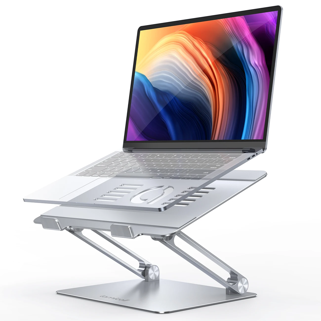 Sturdy Adjustable Laptop Stand Portable Laptop Riser Ergonomic Computer Notebook Stand Holder for 10-17 Inch Laptops