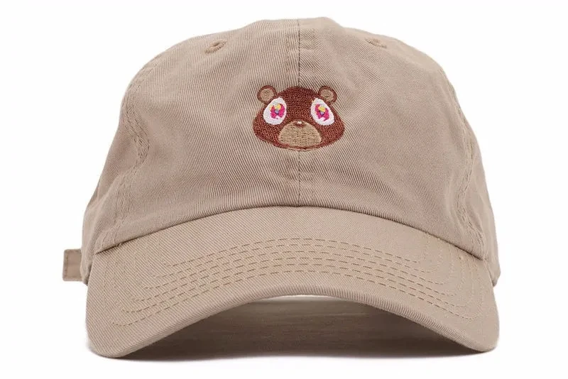 Kanye West Ye Bear Dad Hat Cartoon Little Bear Embroidery Baseball Cap Snapback Unisex Summer Outdoor Leisure Caps