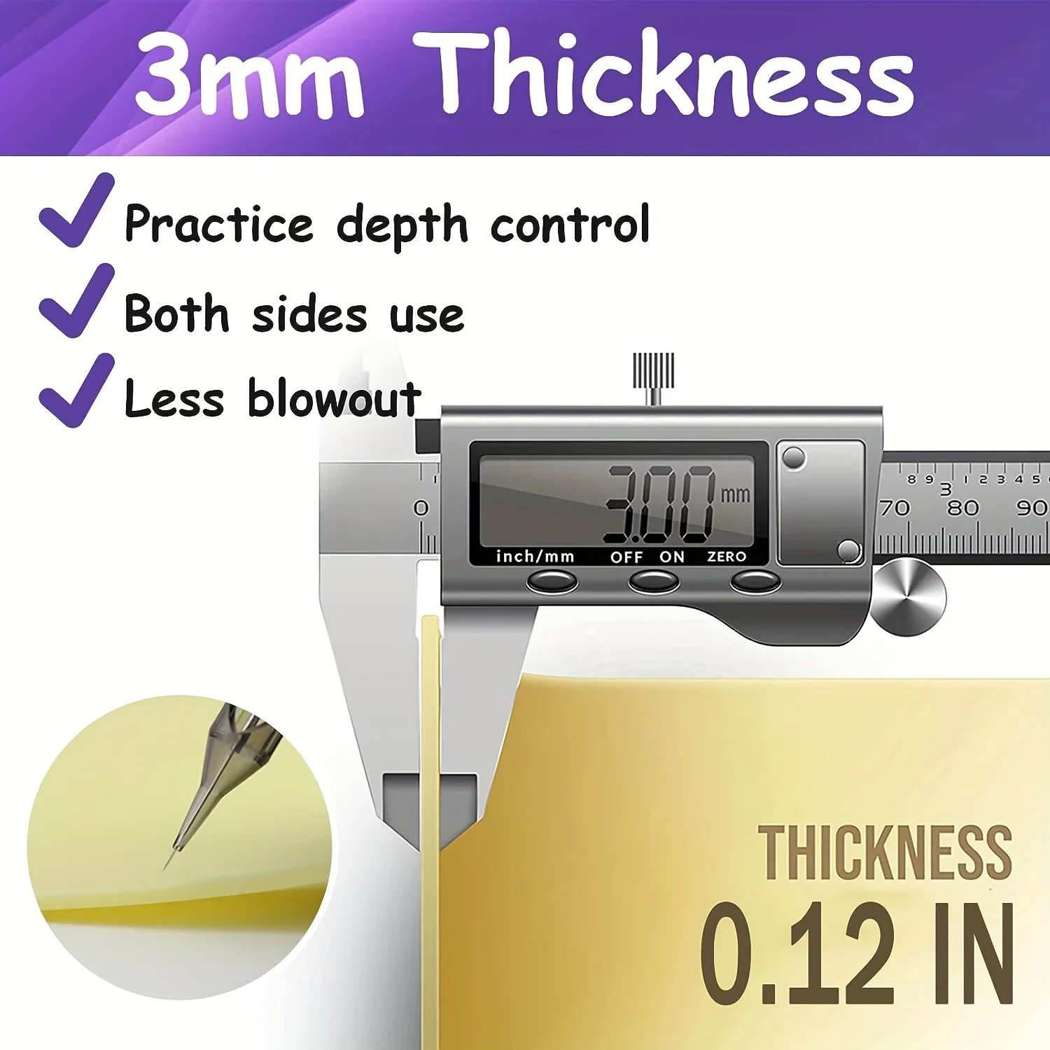 1/3/5Pcs A4 Size Tattoo Practice Skin Double Side Silicone Permanent Makeup Eyebrow Leather Fake Microblading Supplies Tool