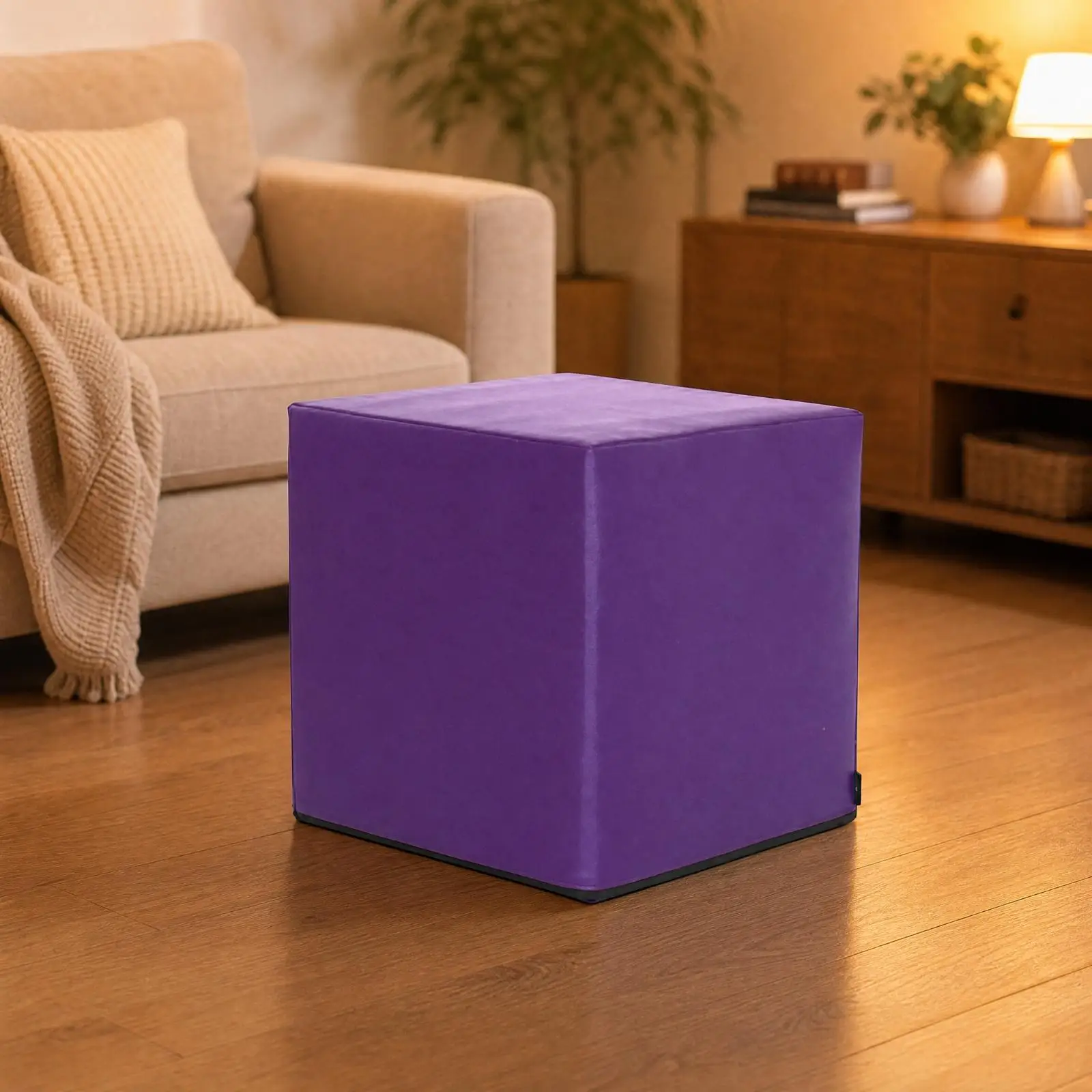 Foam Dance Training Block Stool for Leg Stretching Balance Flexibility Exercise Portable Cube Support for Home Studio Workout
