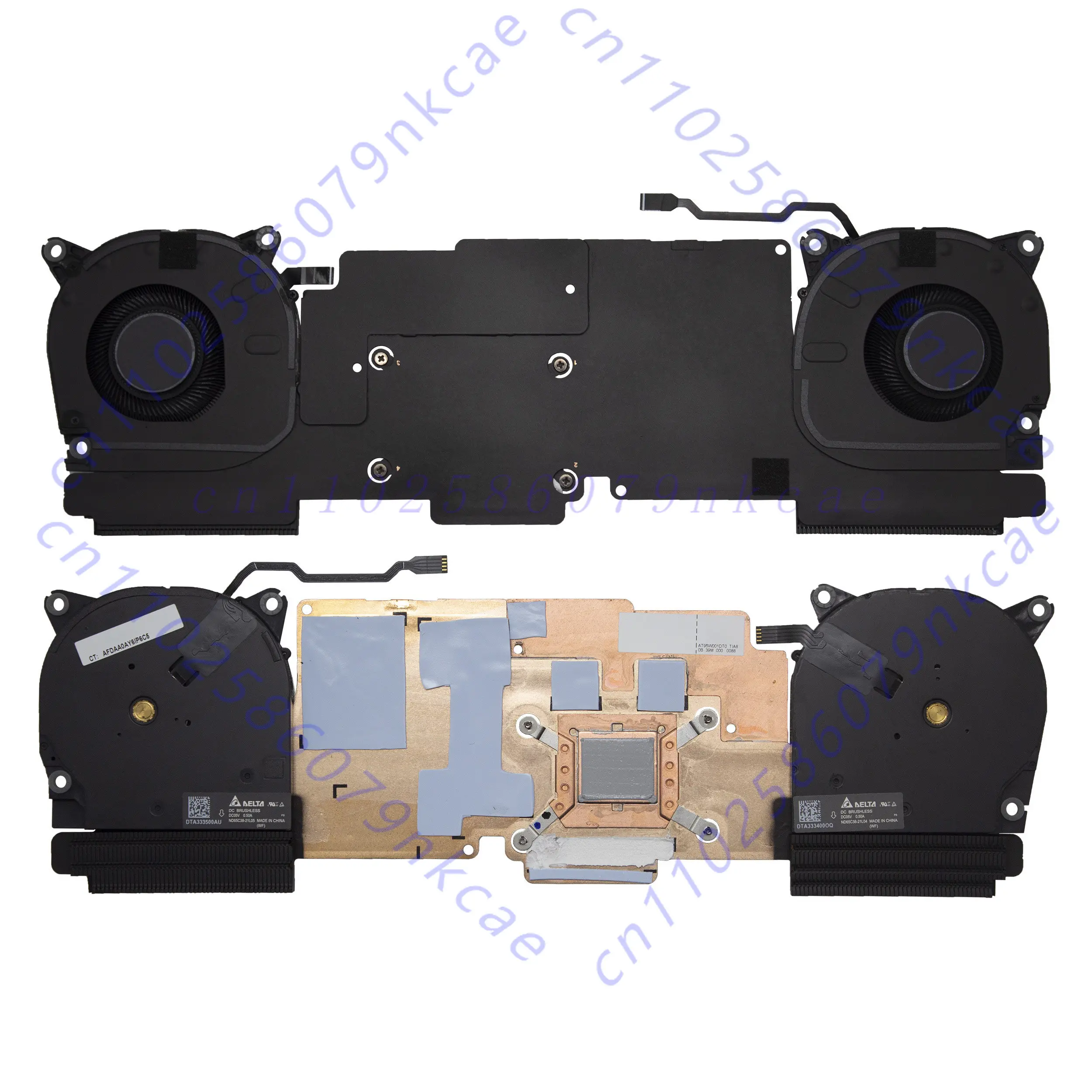 Built-in radiator for HP notebook, heat dissipation module N55176-001 AT95W001DT0