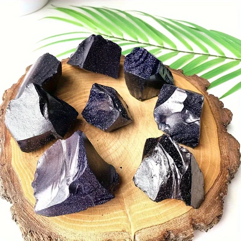 Natural  Blue Sandstone Crystal Rough Aromatherapy Stone for Spiritual Healing Meditation, Exquisite Aromatherapy Stone Gift