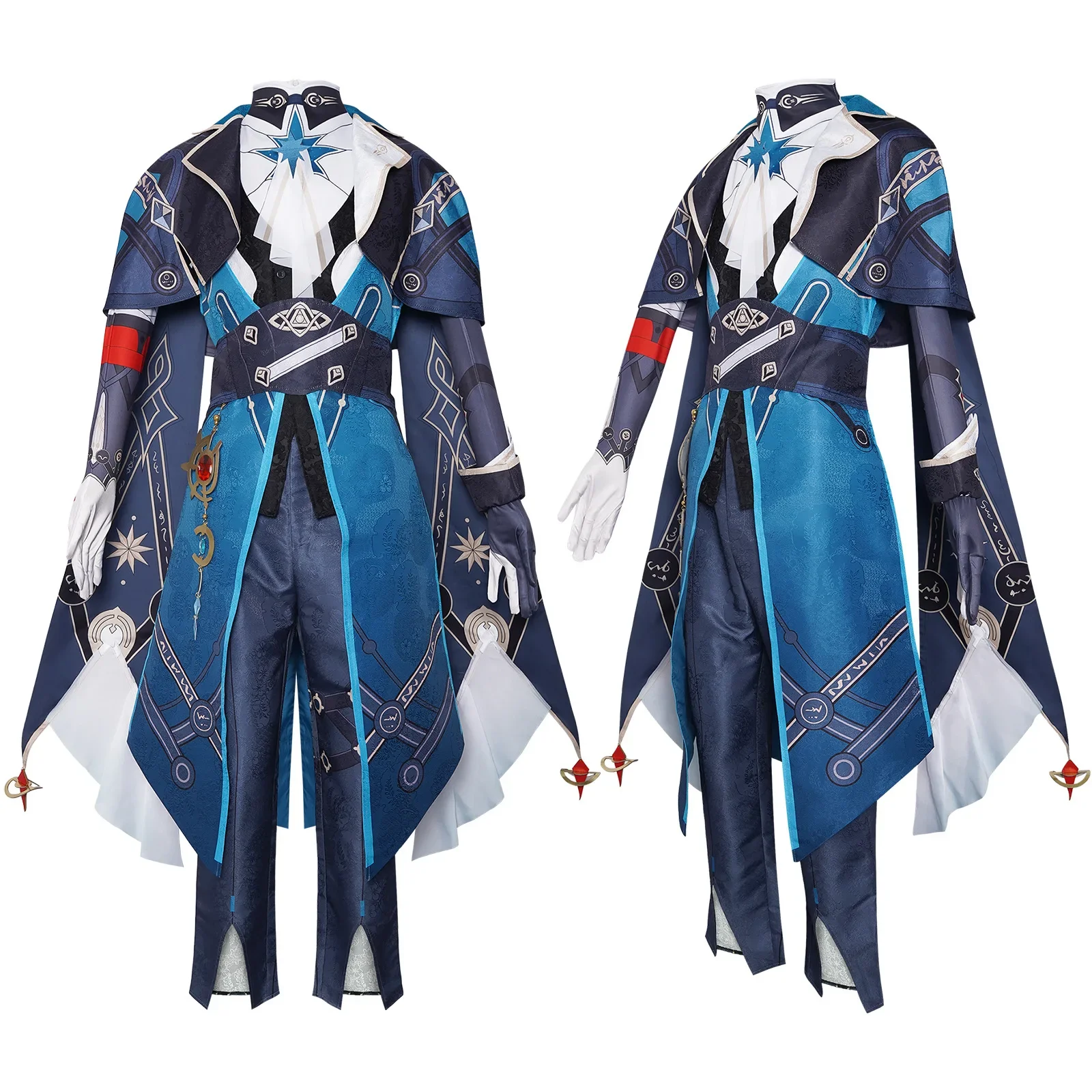 زي لعب الأدوار أزياء Bhāo Huakan Xīng Qiya ng Tiê Dão التأثيرية - نسخة نمط الظلام ناني كتي شي أزياء الهالوين 2D دور الشخصية P