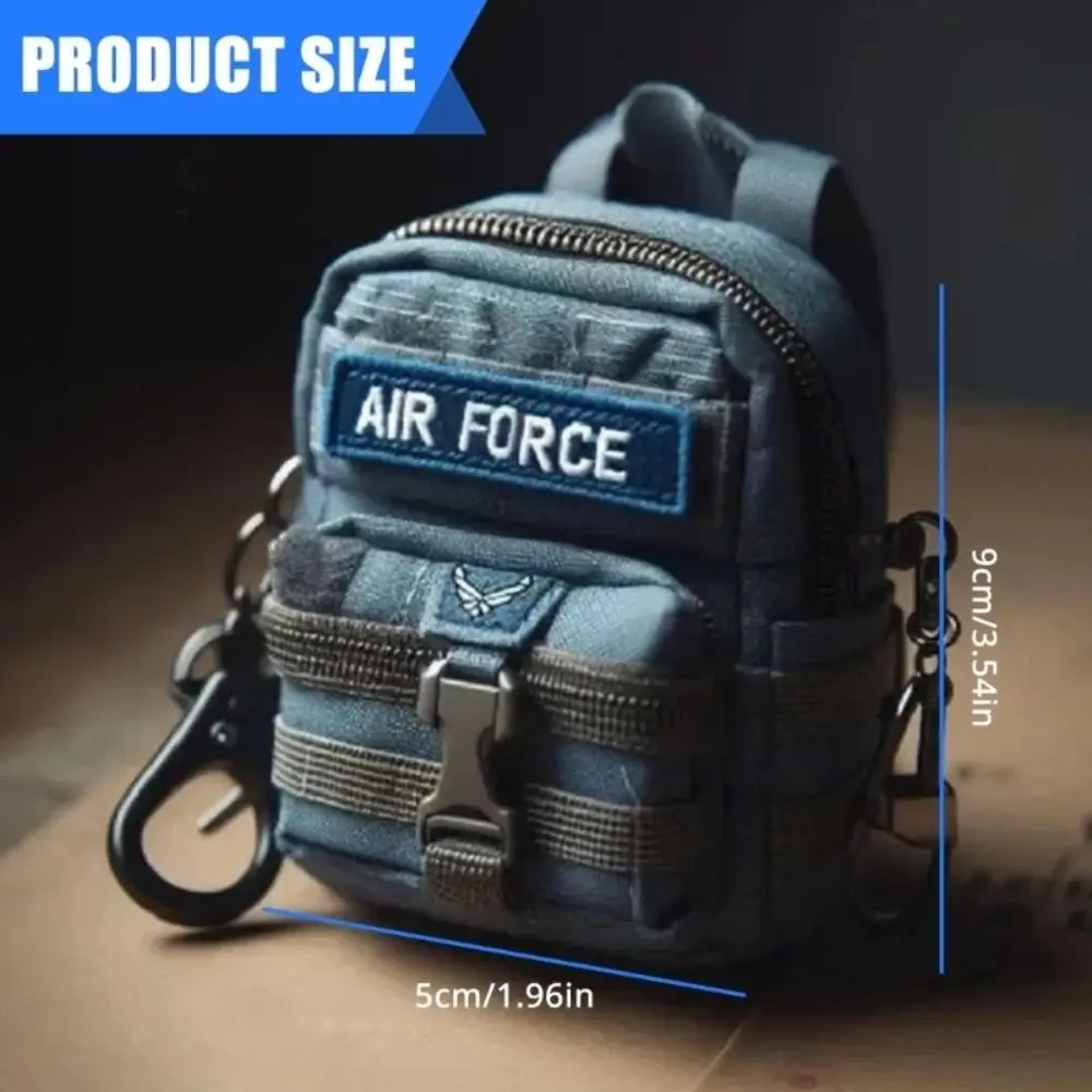 New Cloth Backpack Keychain Mini Multipurpose Keybag Purses Adults Teens