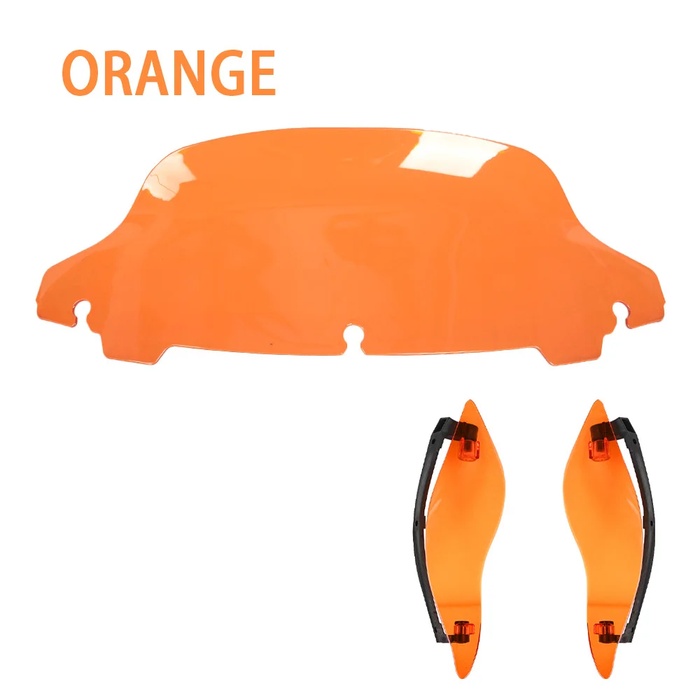 7 "Gekleurde PC Voorruit Voorruit & Side Wings Air Deflector voor Harley Street Glide & Ultra Limited 2014-2023 motorfiets Onderdelen