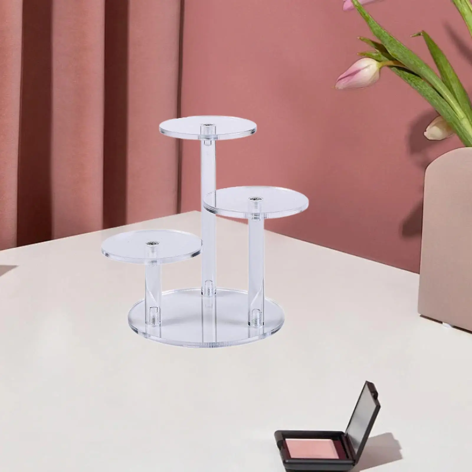 

Round Acrylic Products Display Riser Stand, Display Rack, Convenient Jewelry