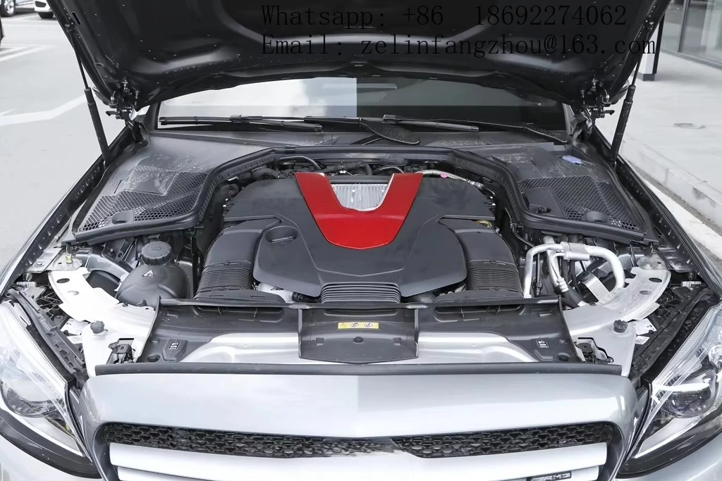 3K Twill Weave Glossy Dry Carbon Fiber Induction System For Mercedes AMG C43 Intake Filter High Quality Airspeed
