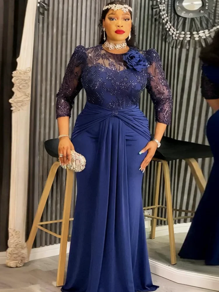 

African Dresses For Women Elegant Wedding Muslim Fashion Abayas Dashiki Robe Kaftan Long Maxi Dress Turkish Africa 2025 New