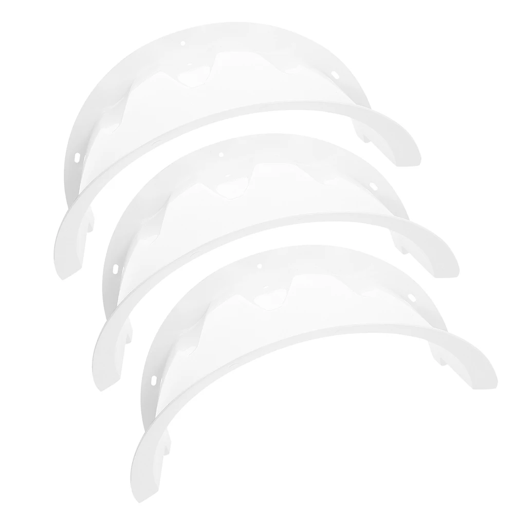 3pcs Waterproof Hat Sun Rain Cover Plastic Shade Outdoor Monitor Protection Accessories Video