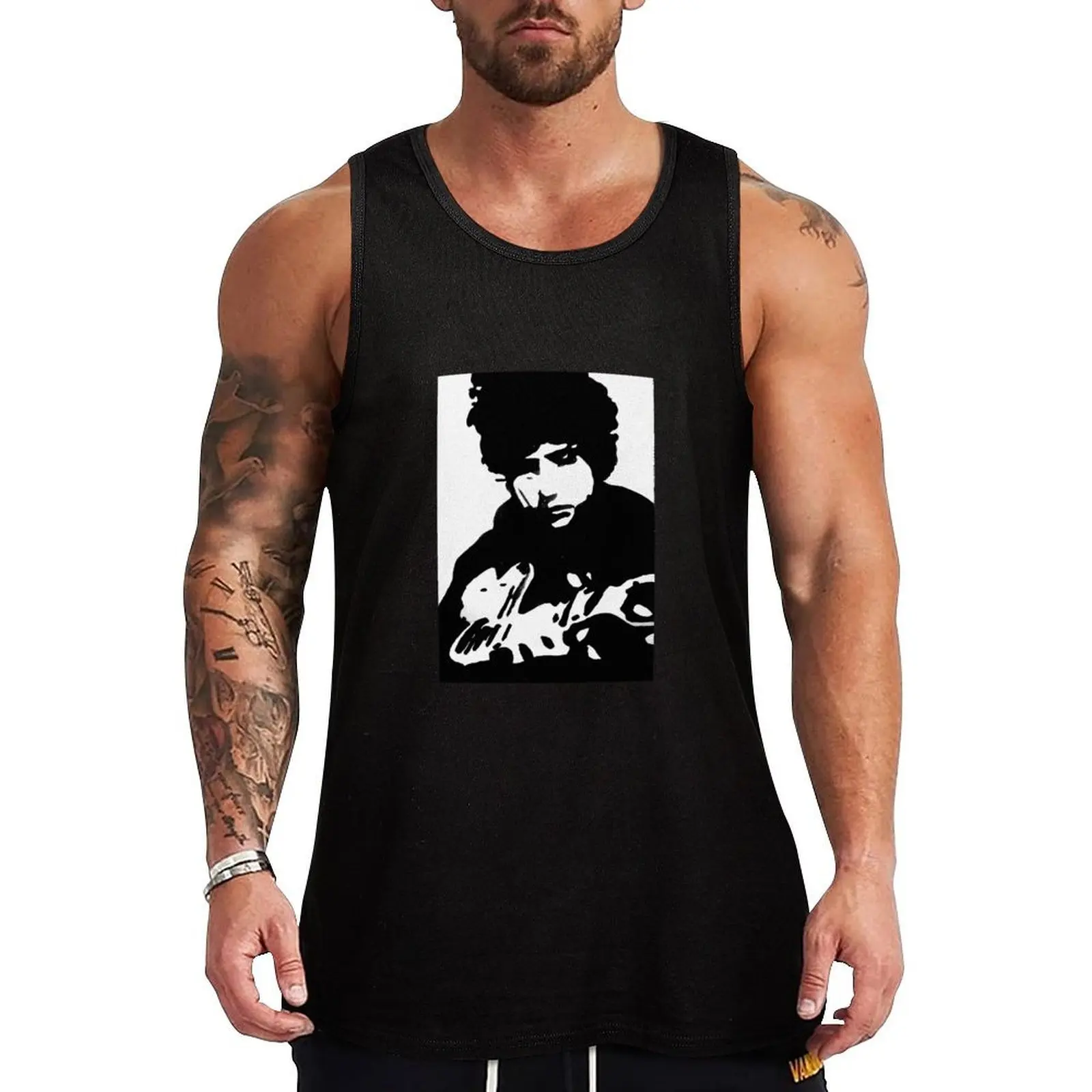 

Bob Dylan Tank Top Fitness Gym Tank Top Quick Dry Lightweight Shirt
