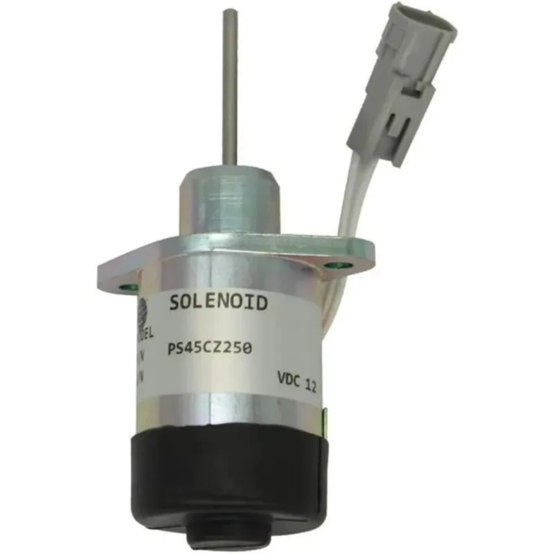 

PS45CZ250 стоп-соленоидный электромагнитный клапан отключения топлива 12 В для двигателя Kubota V2203 V2607 V3300 V3307 V3800 1G939-60010