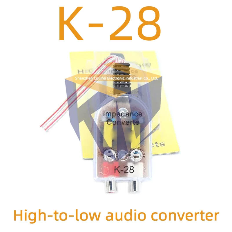 1pcsTD-22 K-28 Car Audio Subwoofer Amplifier Delay Unit High-to-Low Frequency Active High-to-Low Audio Converter