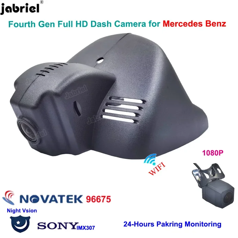 Full HD Night Vision 24H Car Dvr Dash Cam for Mercedes Benz Smart 453 For Smart fortwo forfour 453 2015 2016 2017 2018 2019 2020