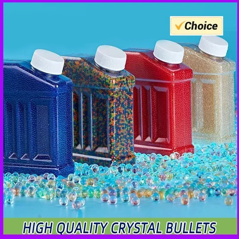 HOTHigh Quality Crystal Bullets Hydrogel Gel Water Beads Children Toy Crystal Soil Mud Growing Up Water Balls Toy Gun Ammos