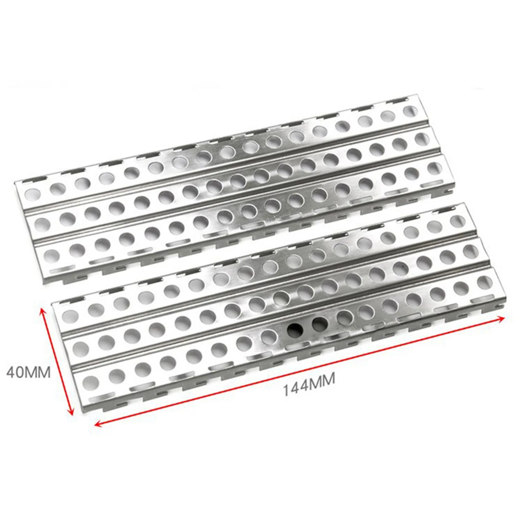 CYGJ-20Pcs Stainless Steel Sand Ladders Board For Axial SCX10 TRX-4 D90 1/10 RC Crawler Car