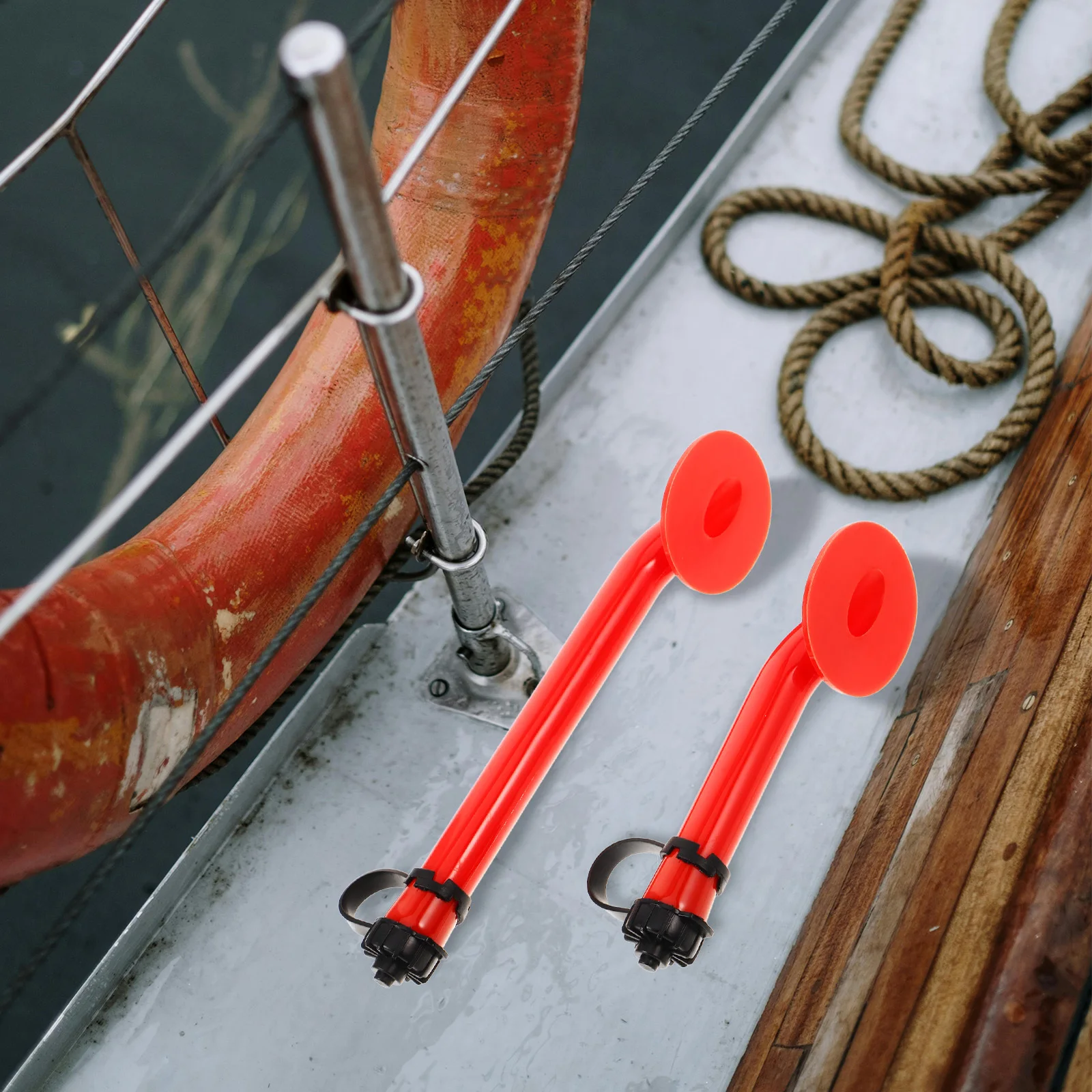 2 قطعة سترة نجاة قابلة للنفخ تهب أنبوب الأحمر استبدال خرطوم التضخم لأجهزة التعويم معدات السلامة في حالات الطوارئ المياه #5