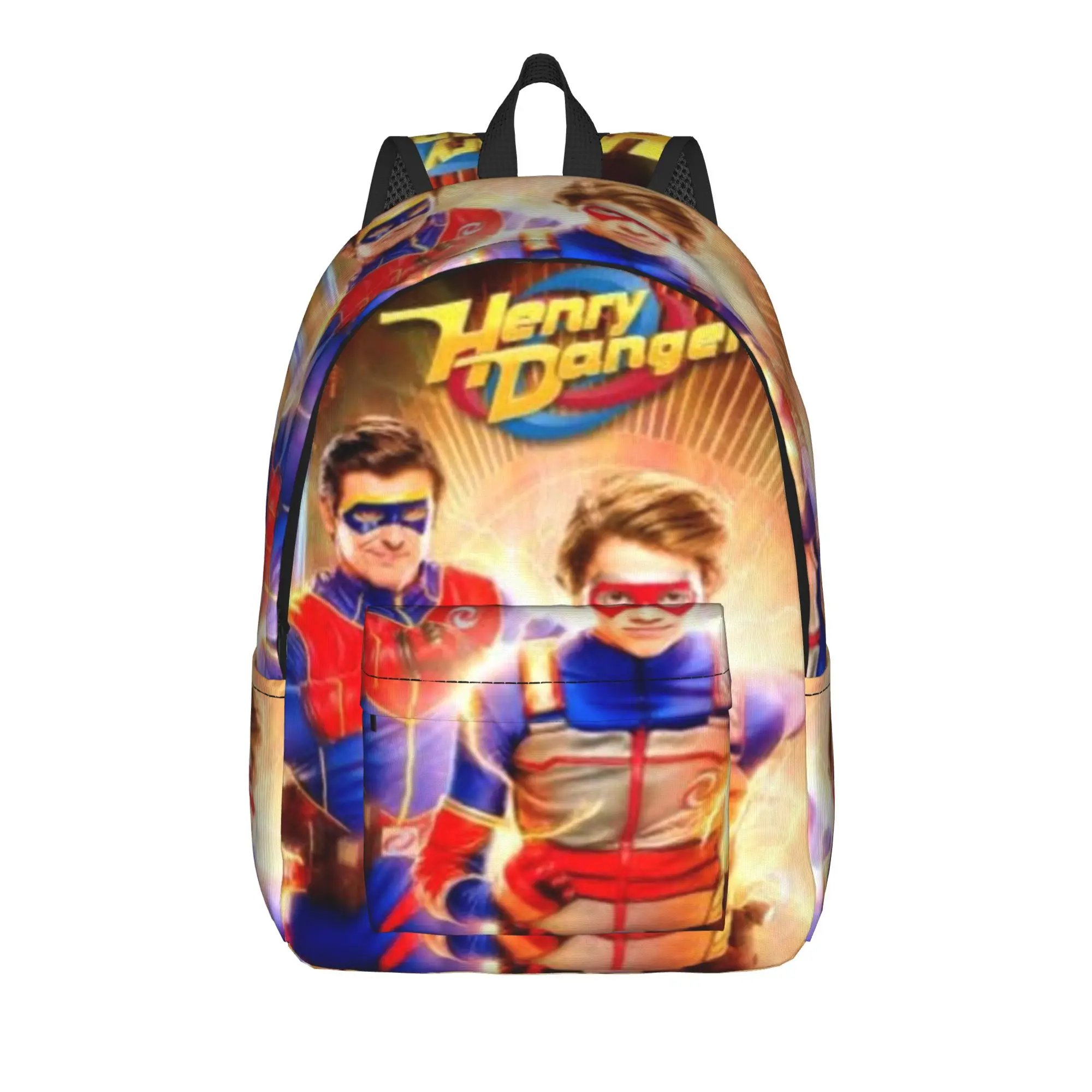 Captain Henry And Kid Danger  Backpack for Men Women Fashion High School Work Daypack  College Shoulder Bag Outdoor
