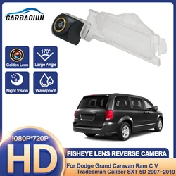 170 Degree HD 1080x720P Rear Camera For Dodge Grand Caravan Ram C V Tradesman Caliber SXT 5D 2007~2019 Reverse Parking Monitor