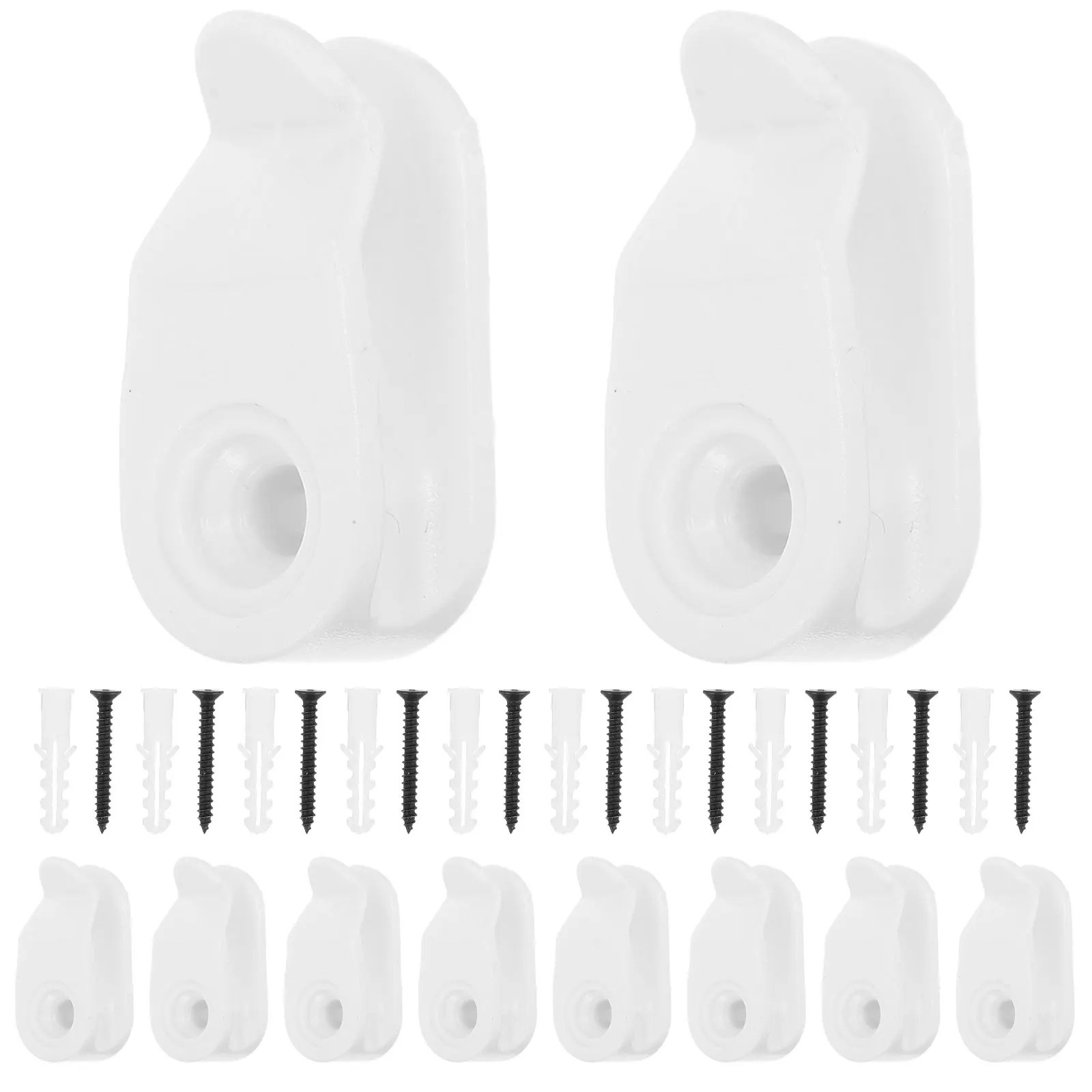 

10 Sets Windproof Light String Hook Festival Party Xmas Decoration Hooks for Hanging Lights Outdoor Clips