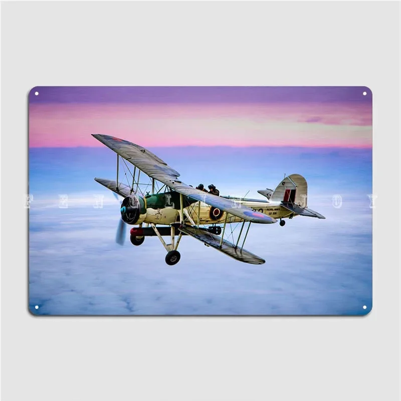 Fairey Swordfish Torpedo Bomber Poster Metal Plaque Wall Pub Club Bar Designing Poster Tin Sign Posters