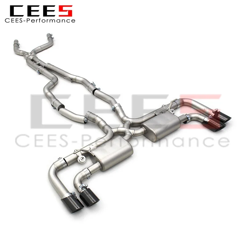 cees Performance Catback Exhaust for PORSCHE Cayenne 958 4.8 2010-2016 Stainless Steel Automotive Accessories Exhaust System