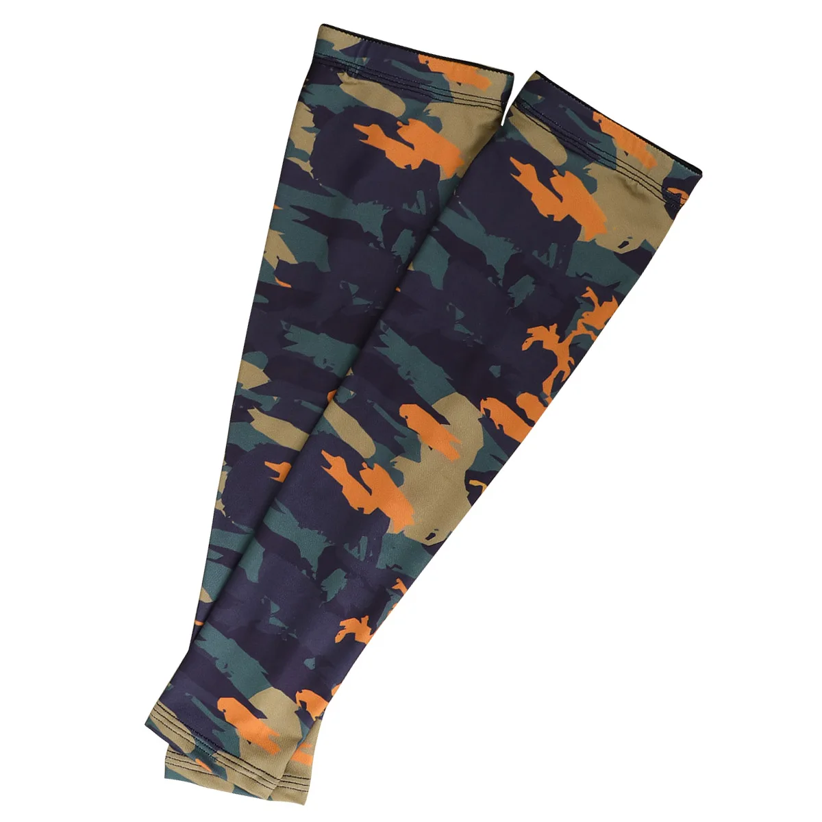 

Elastic Camouflage Arm Sleeves Uv Protection Cover Ice Silk Sunscreen Cuff Tactical Elbow Guard Outdoor Riding Fishing Non-Slip