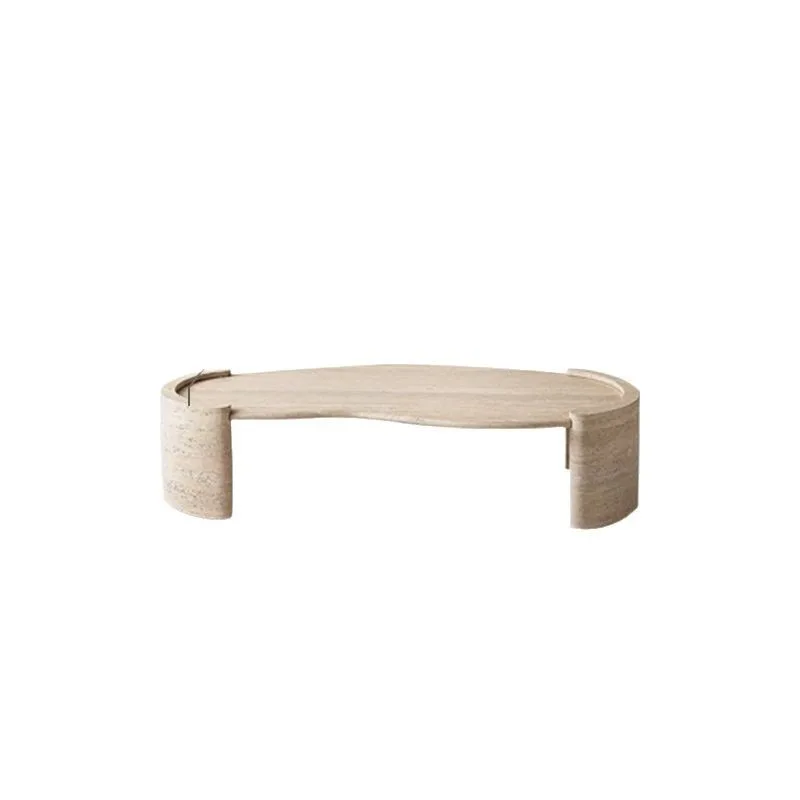 

Natural travertine living room coffee table, household coffee table, coffee table