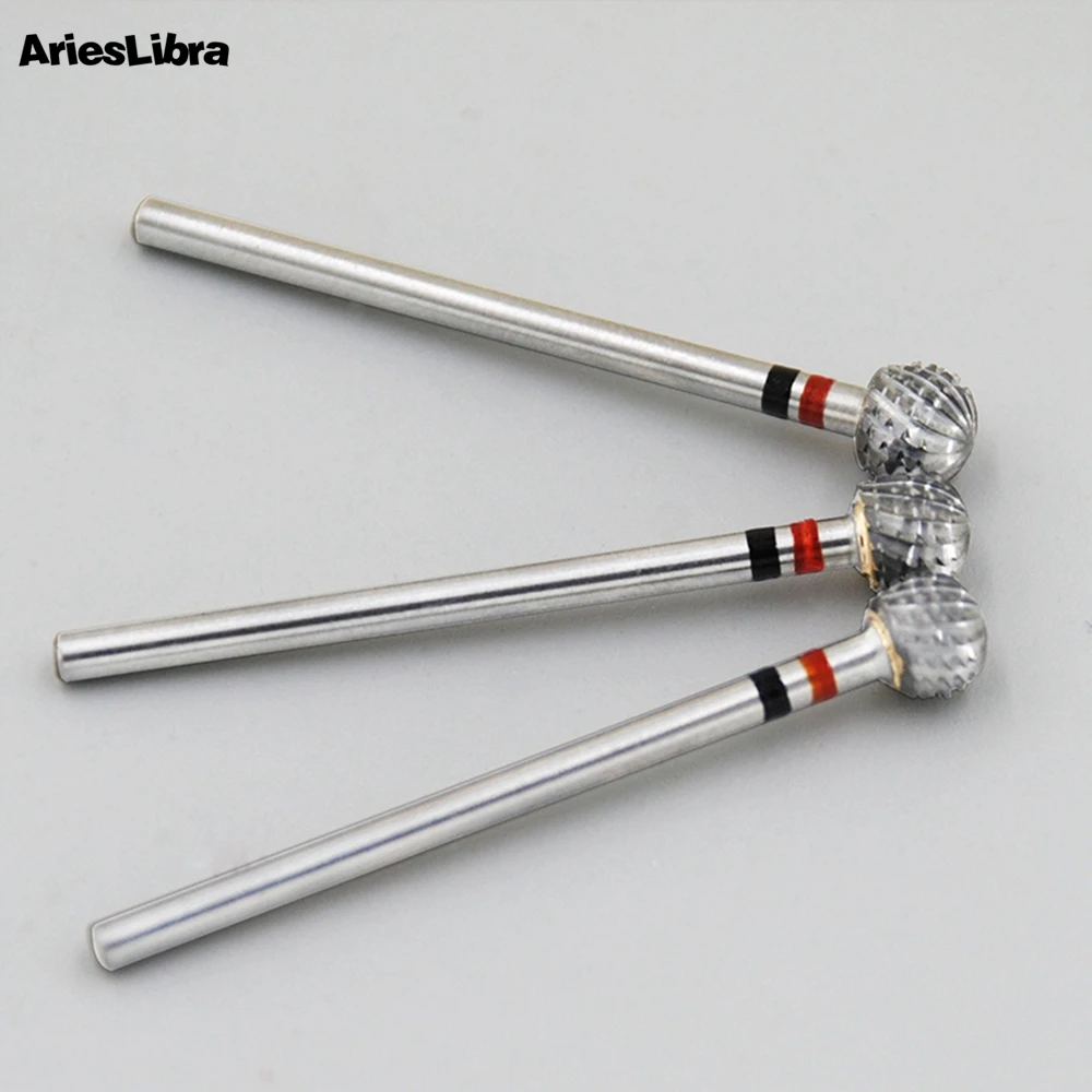 1pcs Nail Drill Bit Carbide Rotary Spherical Burr Dead Skin Remover Electric Nail File Grinding Head Manicure Pedicure Tools