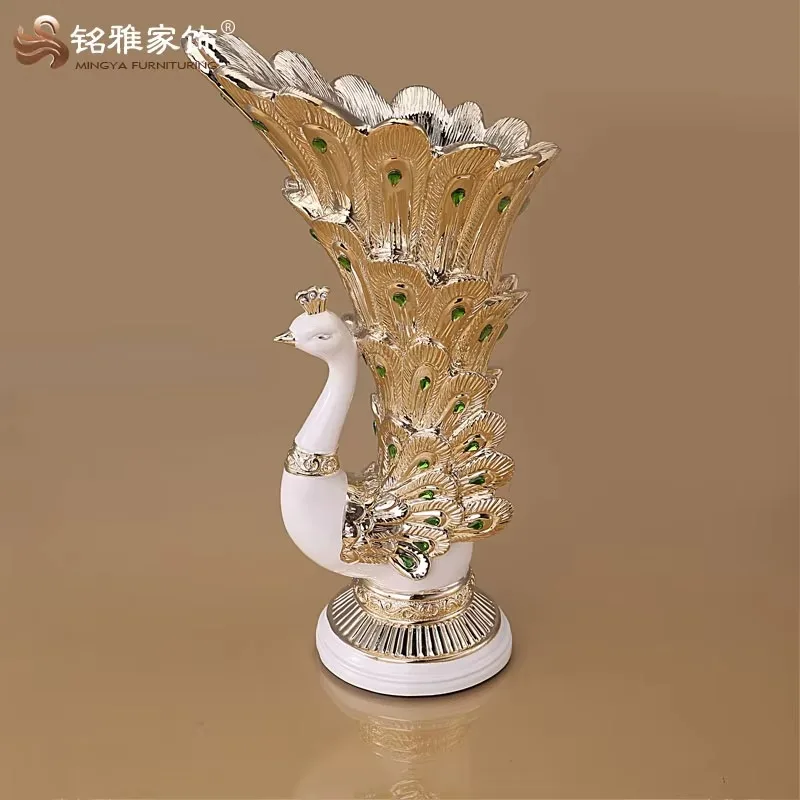 craft resin  bird flower vases for home decorations