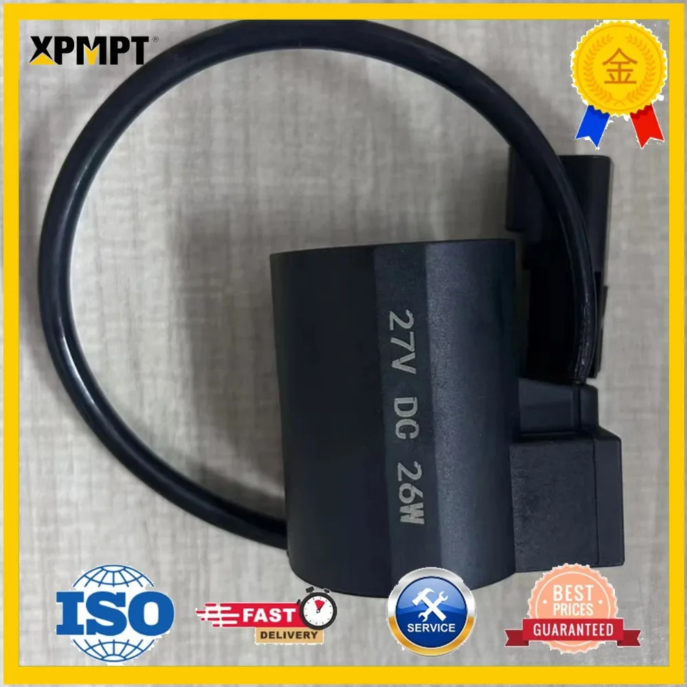 FOR EXCAVATOR R140W7 R170W7 R170W9 R200W7 R210LC9 R250LC7 R290LC7 EXCAVATOR SOLENOID VALVE ASSY COIL XKAL-01007 CAP024L+DT