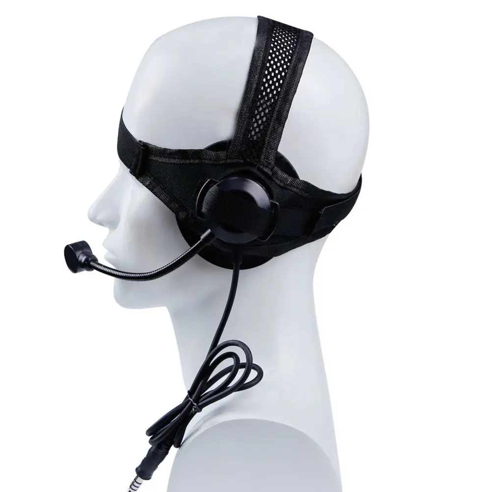 

Tactical Round Headset Adjustable for 54-62Cm Head Circumference Noise Reduction Soundproof Earmuff for Shooting Hunting