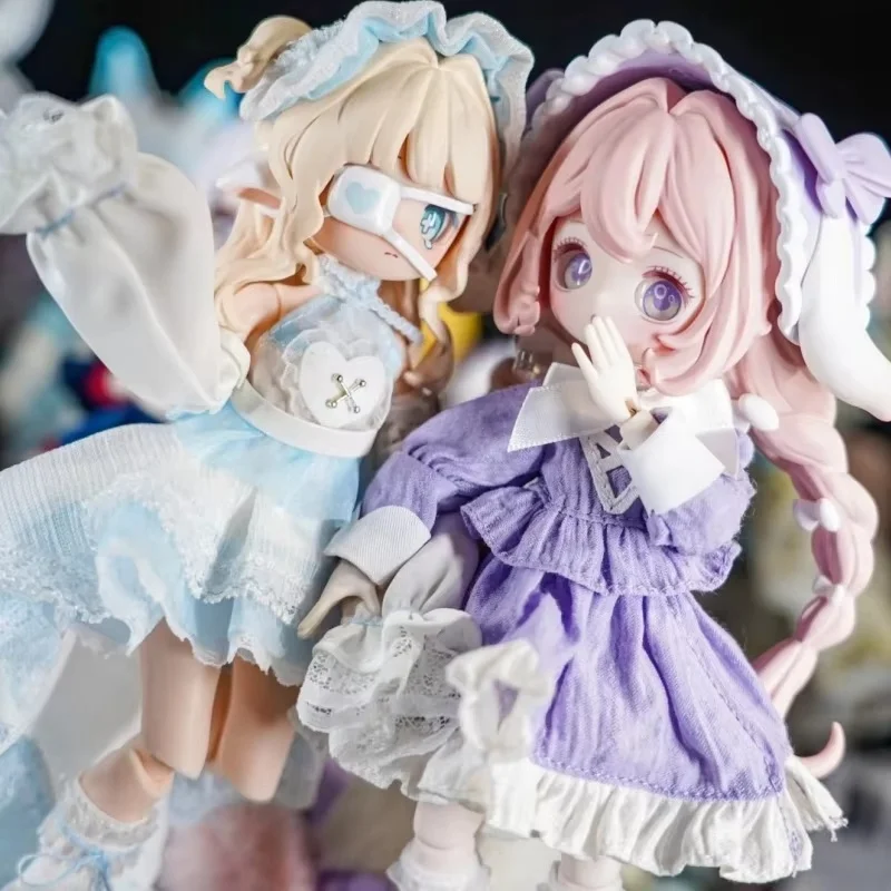 متوفر في المخزون الأصلي سلسلة قصة Luluelf Bjd صندوق أعمى Kawaii أنيمي الشكل 12 نقطة Bjd المنقولة دمية جمع لعبة هدية