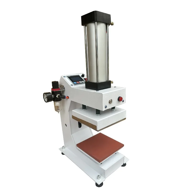 Pneumatic heat transfer machine, T-shirt ironing, clothes ironing trademark mark printing, heat transfer machine