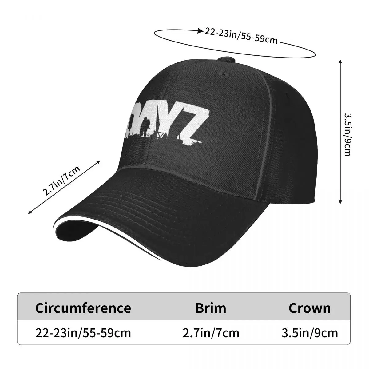 DayZ Logo - Fan Art Baseball Cap Sunhat Hood Women's 2025 Men's