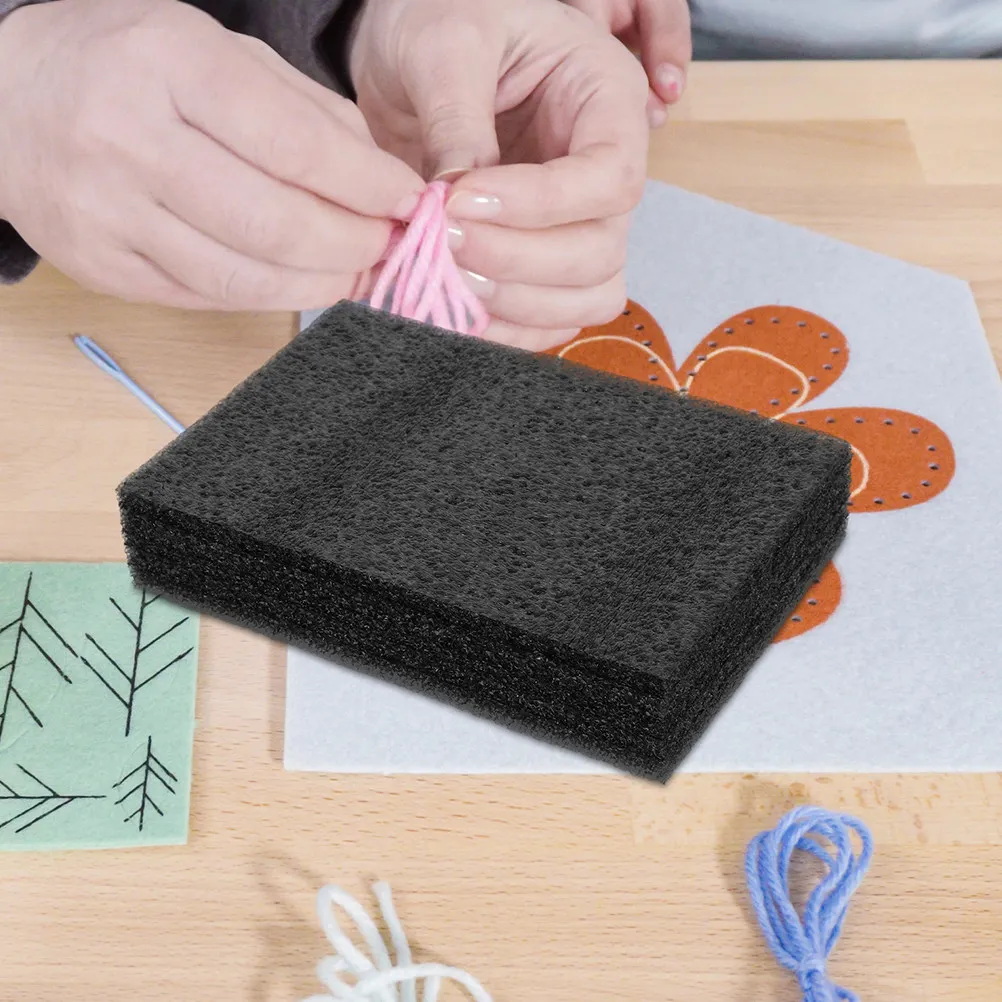 3Pcs High Density Pearl Cotton Felting Foam Pad Needle Mat Cushion Holder for Wool Felting Craft Efficient Needle Penetration