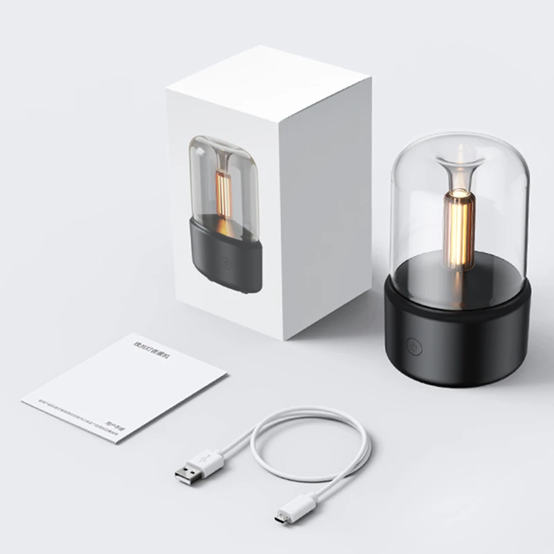 Candlelight Fire Flame Aromatherapy Essential oil Diffuser for Home Room Fragrance Ultrasonic Air Humidifier USB Aroma Diffuser